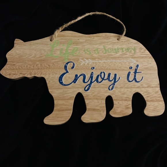 WALL DECOR “LIFE IS A JOURNEY, ENJOY IT” NWT - Picture 5 of 5